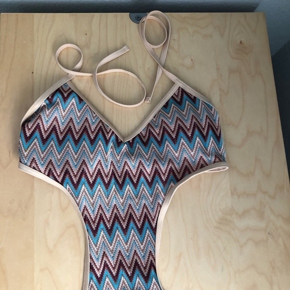 YMI One Piece Swimsuit - Cut Out Sides - Picture 4 of 15